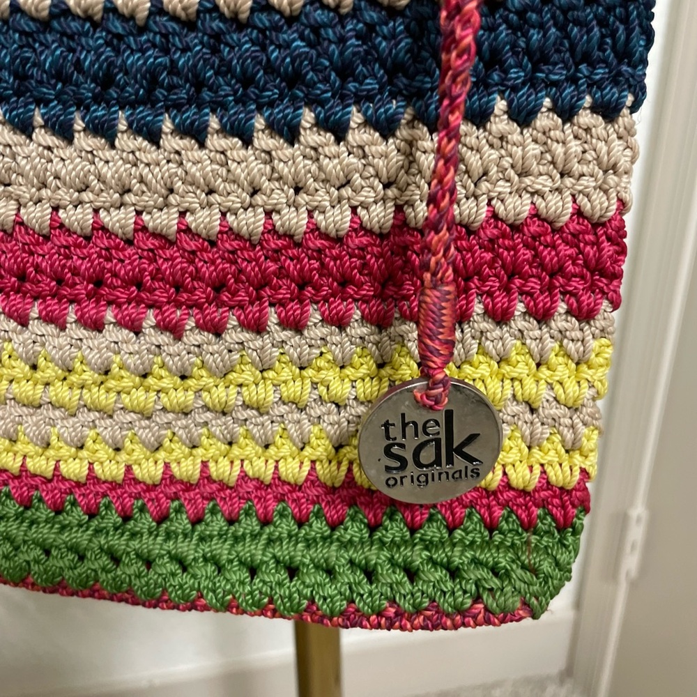 The Sak Originals Multicolor Crochet Shoulder Bag – Boho Style - Picture 3 of 7